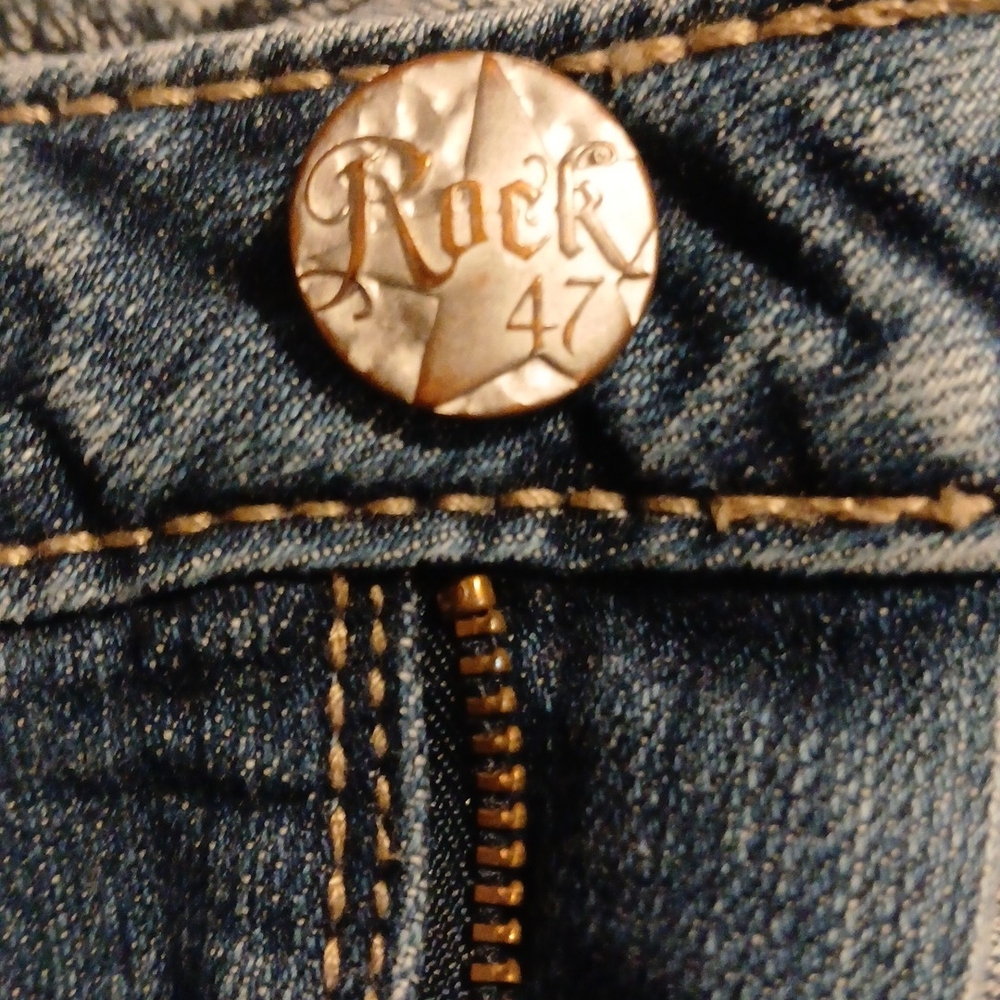Rock 47 Women's Blue Denim Jeans